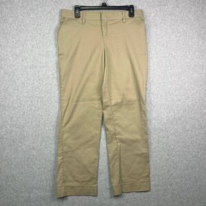 Dickies‎ Pants Women's 33x28.5 Khaki Straight Leg Casual Flat Front